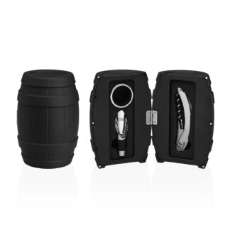 BARREL 3-PIECE WINE ACCESSORY SET