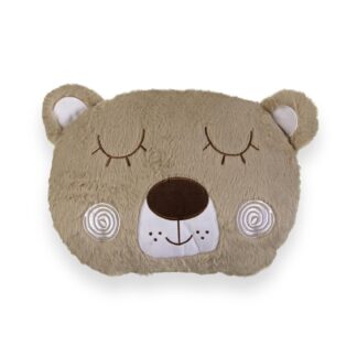 BEIGE BEAR CUSHION WITH FILLING