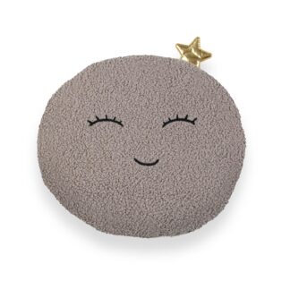 ROUND MOON CUSHION WITH FILLING