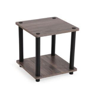 GREY 2-TIER SHELF