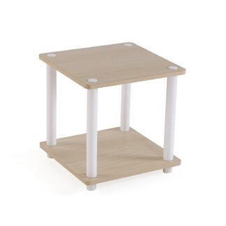 WHITE 2-TIER SHELF