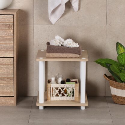 WHITE 2-TIER SHELF - Image 3