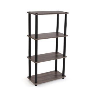 GREY 4-TIER SHELF