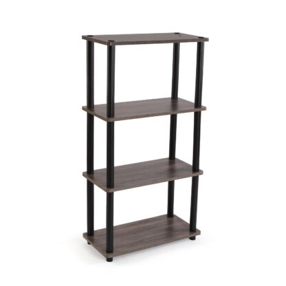 GREY 4-TIER SHELF
