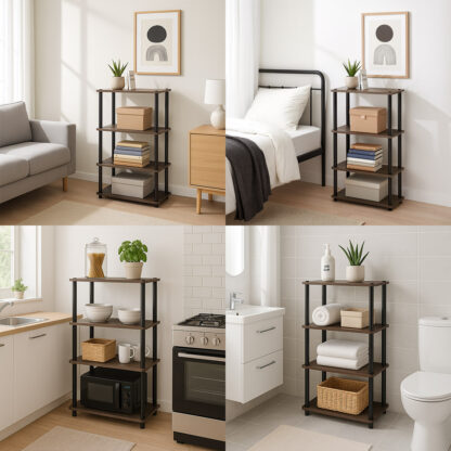 GREY 4-TIER SHELF - Image 2