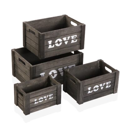 LOVE WOODEN BOX L