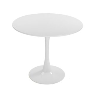 MEERA WHITE TABLE 100 CM