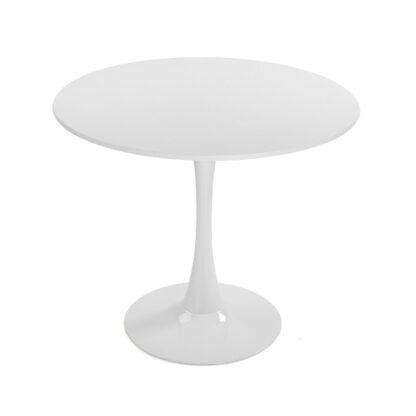 MEERA WHITE TABLE 100 CM