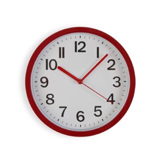 RED WALL CLOCK 22CM
