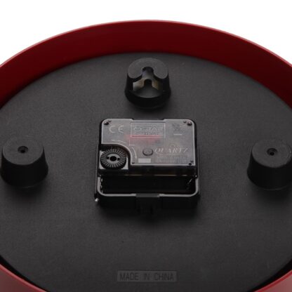 RED WALL CLOCK 22CM - Image 3