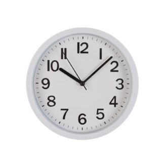 WHITE WALL CLOCK 22CM