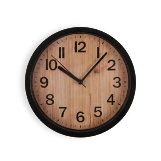 WOOD-EFFECT WALL CLOCK 22CM