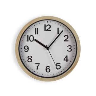 WOOD-LOOK WALL CLOCK 22CM
