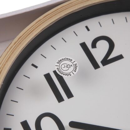 WOOD-LOOK WALL CLOCK 22CM - Image 4