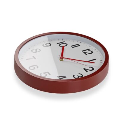RED WALL CLOCK 30CM - Image 2