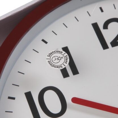 RED WALL CLOCK 30CM - Image 4