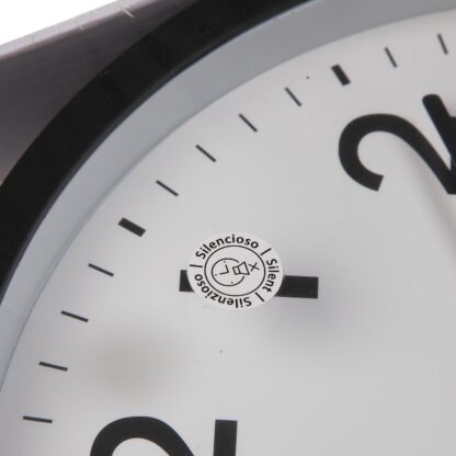BLACK WALL CLOCK 30CM - Image 4