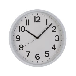WHITE WALL CLOCK 30CM