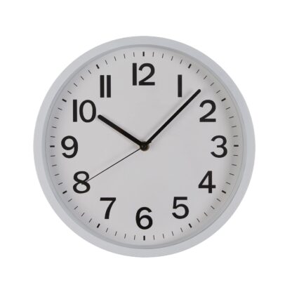 WHITE WALL CLOCK 30CM