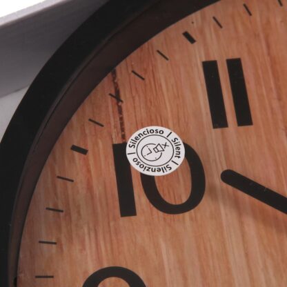 WOOD-EFFECT WALL CLOCK 30CM - Image 4