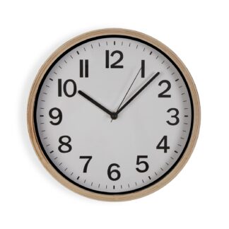 WOOD-LOOK WALL CLOCK 30CM