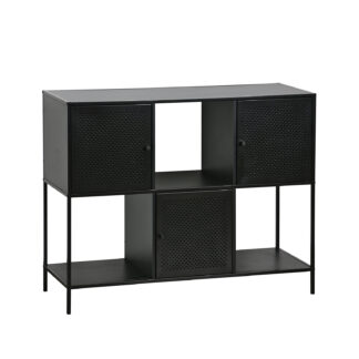 BLACK 3-DOOR SIDEBOARD