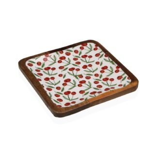 CHERRIES SQUARE PLATTER