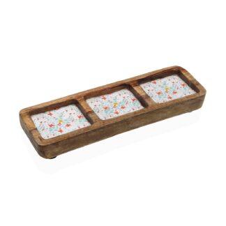 FIORELLA THREE-COMPARTMENT PLATTER