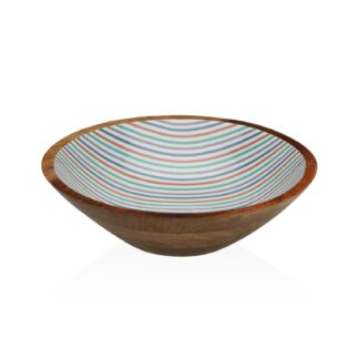 LARGE STRIPES ENAMELLED BOWL