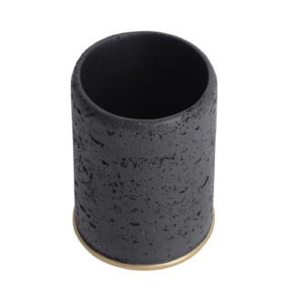 MOIRA BLACK TOOTHBRUSH HOLDER