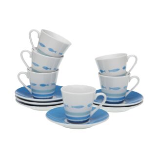OCEANIC COFFEE CUP SET OF 6
