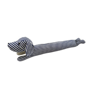 STRIPED DOG DOORSTOP