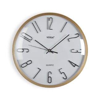 WHITE WALL CLOCK 33CM