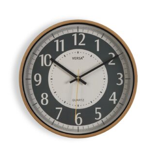 GREY WALL CLOCK 30CM