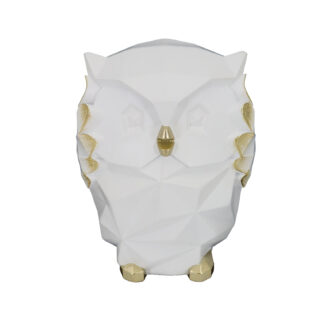 WHITE OWL DECORATIVE FIGURE