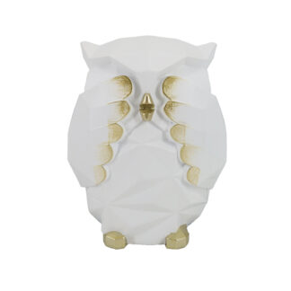 WHITE OWL DECORATIVE FIGURE