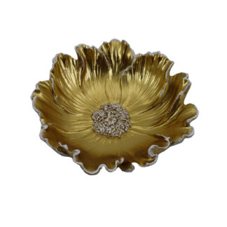 GOLD FLOWER TABLE CENTREPIECE