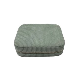 MINT GREEN VELVET JEWELLERY BOX