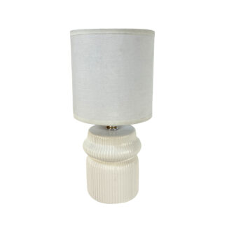 CRETA WHITE TABLE LAMP