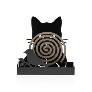BLACK KURO CAT MOSQUITO COIL HOLDER