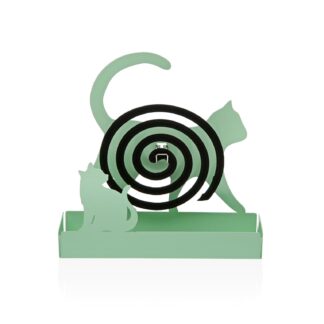 GREEN MILO CAT MOSQUITO COIL HOLDER