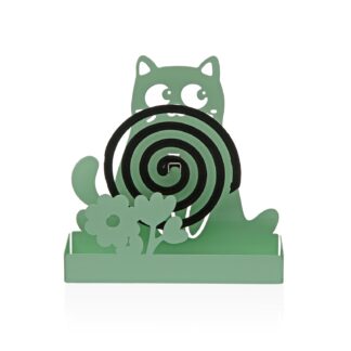 GREEN MISU CAT MOSQUITO COIL HOLDER