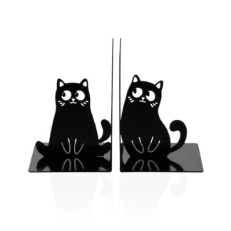 BLACK CAT BOOKENDS