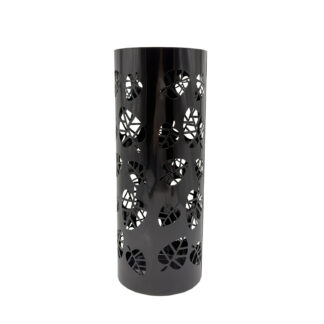 BLACK FALLEN LEAVES UMBRELLA STAND