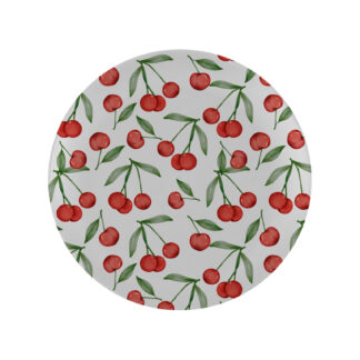25CM CHERRY ROUND PLATE
