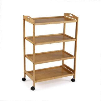4-SHELF TROLLEY WITH WHEELS