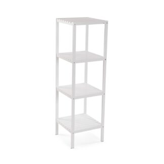 WHITE 4-SHELF UNIT