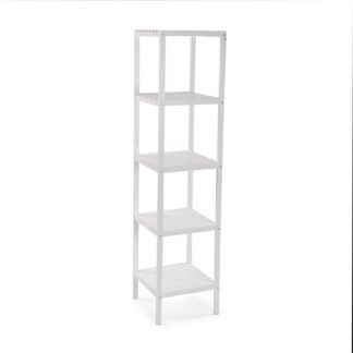 WHITE 5-SHELF UNIT