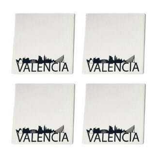 SET OF 4 VALENCIA COASTERS