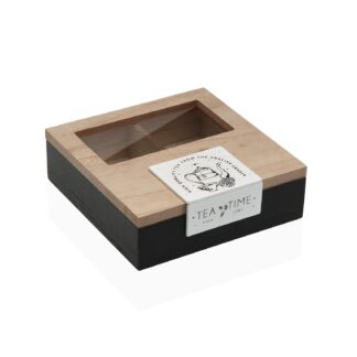 BLACK TEA BOX 4 COMPARTMENTS